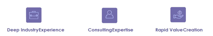 Deep Industry Experience, Consulting Expertise, Rapid Value Creation